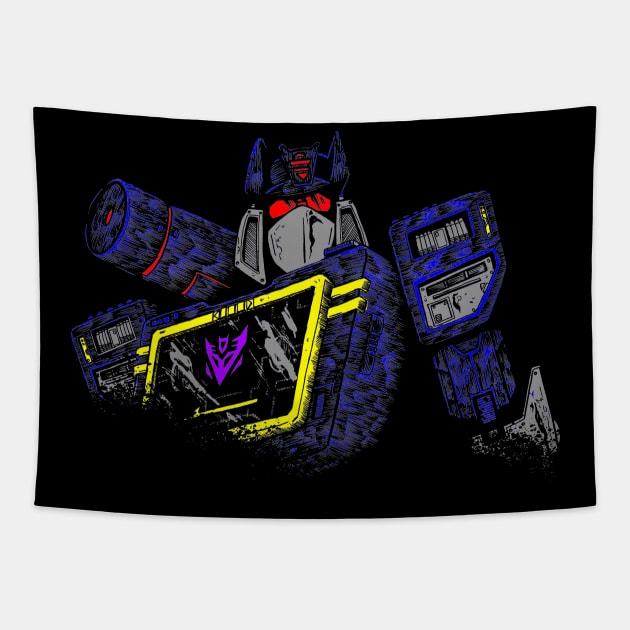 soundwave superior 2 Tapestry by JonathanGrimmArt