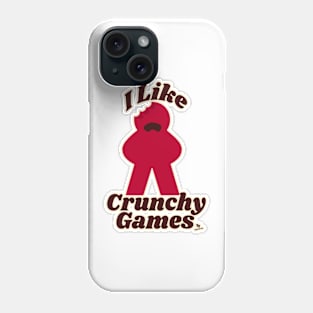 I Love Crunchy Games Fun Meeple Art Phone Case