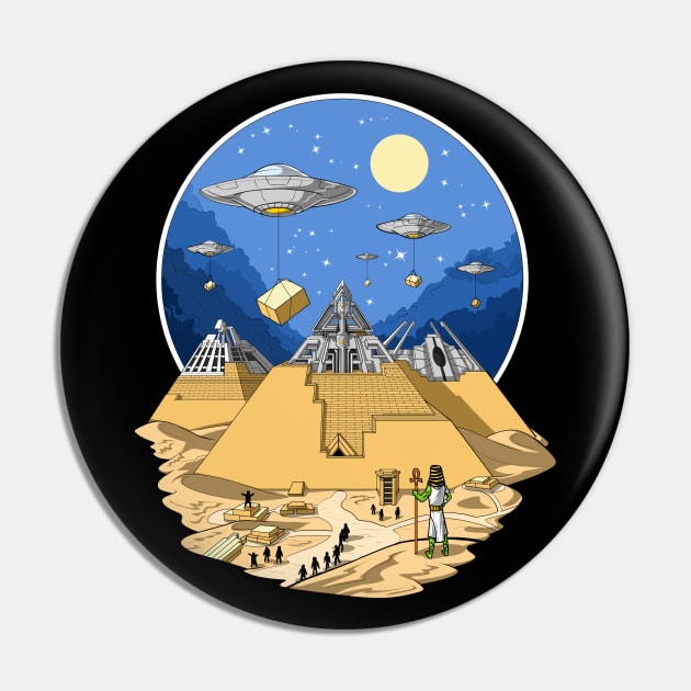 Alien Egyptian Pyramids Pin by underheaven