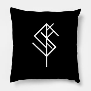 Career sigil bindrune Pillow