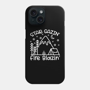 Star Gazin' Fire Blazin' Campfire Camping Phone Case