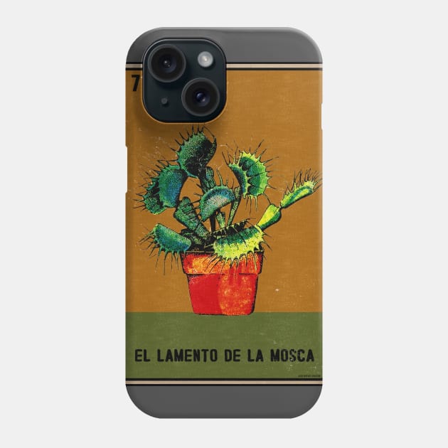 Vintage Mexican Venus FlyTrap Loteria Phone Case by Kujo Vintage