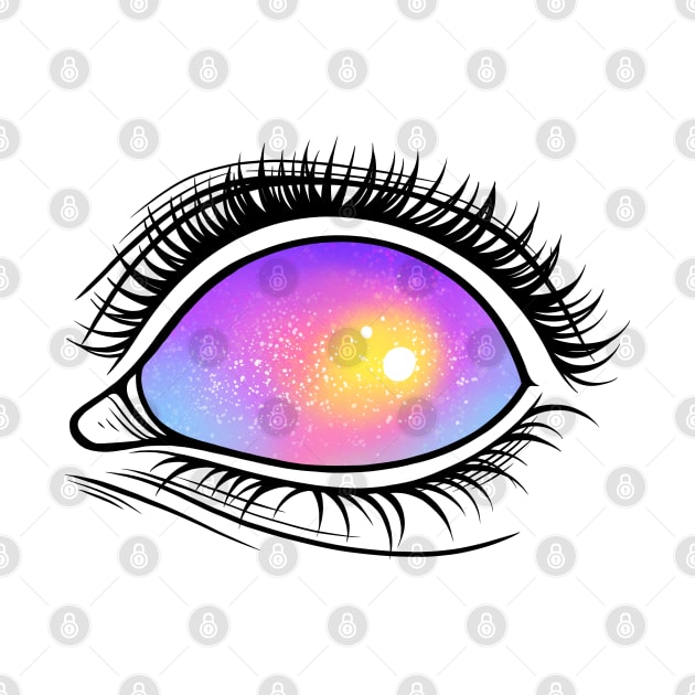 Psychedelic Eye. Raibow color by OccultOmaStore