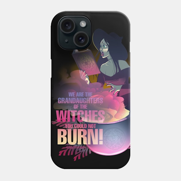 Witch - Drawlloween2018 Phone Case by myprofanity