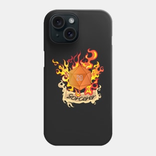 Dungeons & Dragons Sorcerer D20 Phone Case