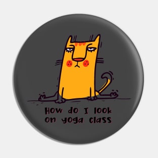 How do I look on yoga class funny yoga and cat drawing Pin