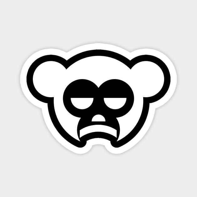 angry monkey Magnet by lkn