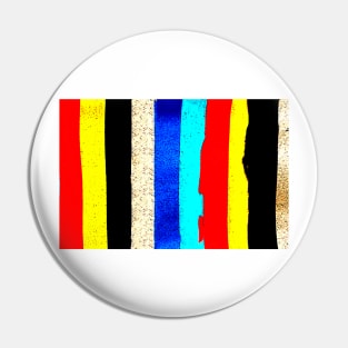 Colourful Vertical Stripes Pin