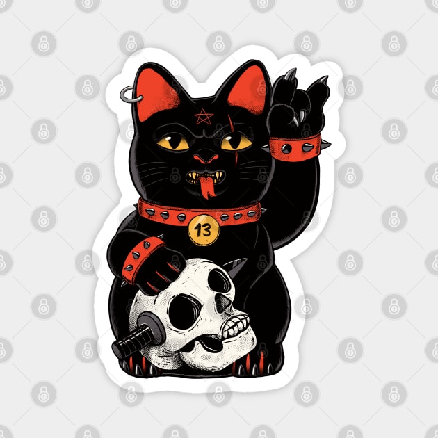 Unlucky Black Cat Magnet by ppmid