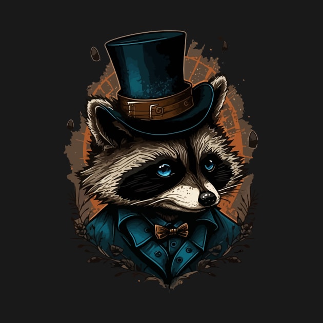 Raccoon Top Hat by K3rst