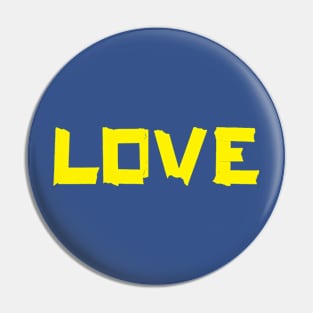 Love (word) Yellow Pin