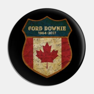 vintage classic story gord downie 1964-2017 canadian Pin