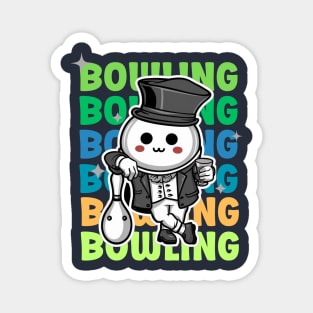 Funny Bowling Magnet