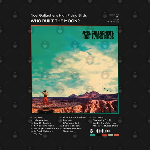 Noel Gallagher's High Flying Birds - Who Built The Moon? Tracklist Album by 80sRetro