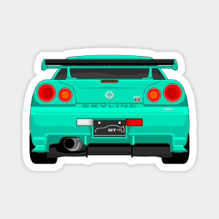 GTR R34 TURQUIOSE Magnet