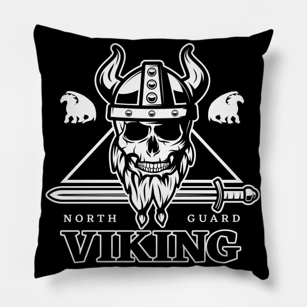 Viking Nord Warrior Pillow by XOZ