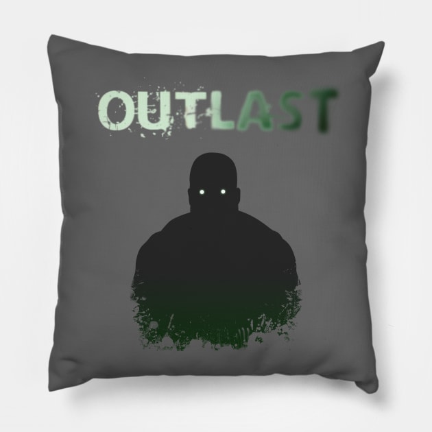 outlast - survival horror Pillow by atizadorgris