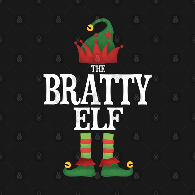 Bratty Elf Matching Family Group Christmas Party Pajamas by uglygiftideas