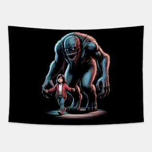 The Girl Who Loved the Monster Tee: Embrace the Beauty in the Beast Tapestry