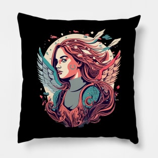 Angel in the wind Pillow