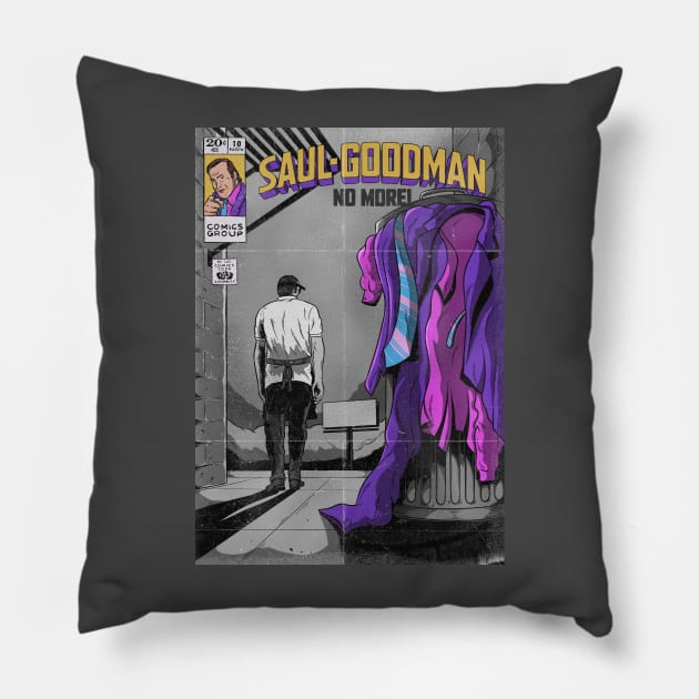 Saul Goodman Comics Pillow by ribandcheese