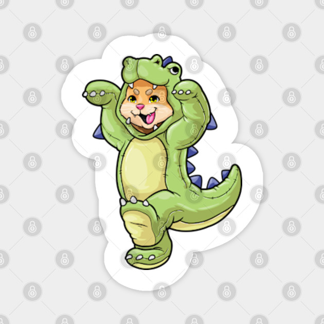 Cat Baby In Dinosaur Costume Cat Magnet Teepublic