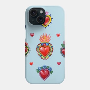 Mexican Sacred Hearts Phone Case