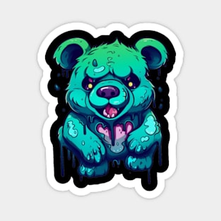 Grunge Teddy Bear Magnet