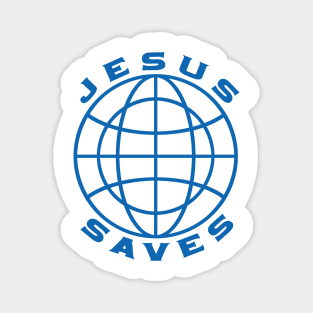 Jesus Saves (Globe) Magnet