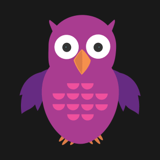 Purple & Purple Owl T-Shirt