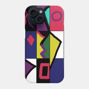 80s Throwback Ugly Sweater Colourblock Phone Case