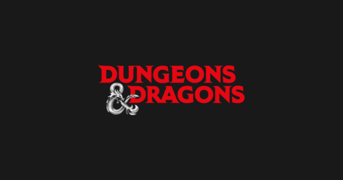 Dungeons & Dragons Logo - Games - T-Shirt | TeePublic