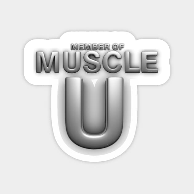 Muscle U Magnet by teepossible