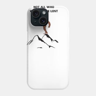 Bigfoot wander Phone Case