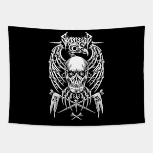 Skeleton Eagle Tapestry