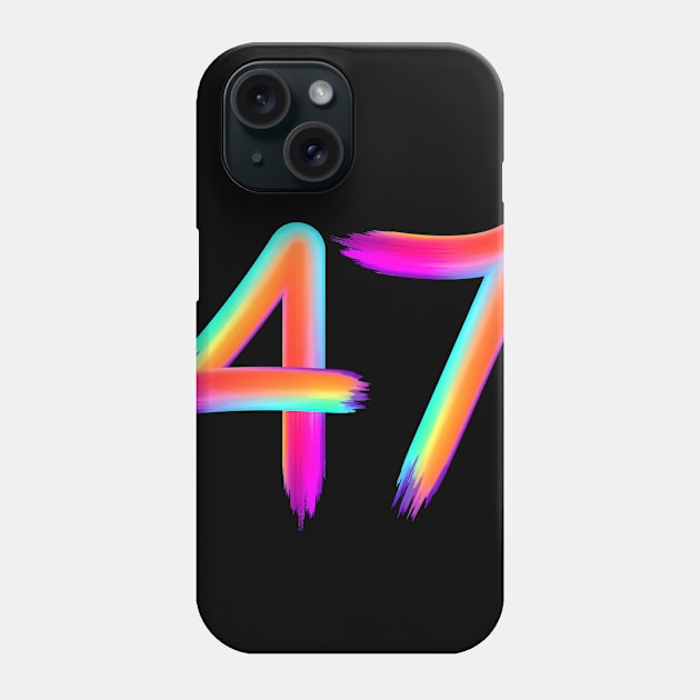 brushed 47 Phone Case by MplusC