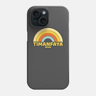 Retro Timanfaya Spain Phone Case