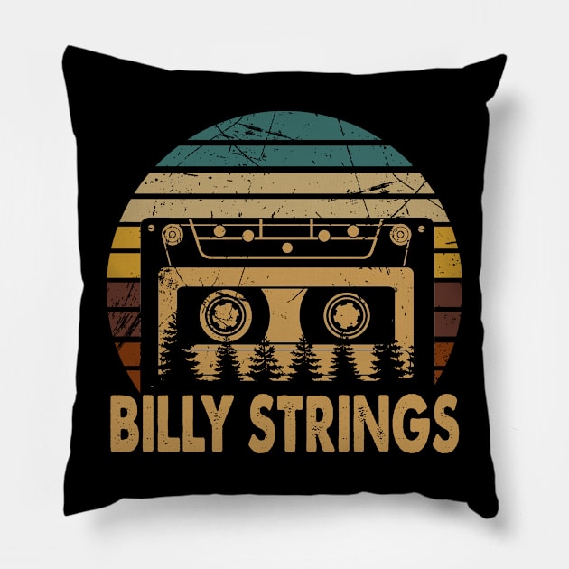 Graphic Name Billy Birthday Vintage Style Called Quest Pillow by Skateboarding Flaming Skeleton