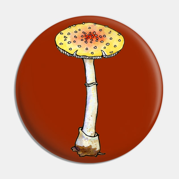 Fly Agaric Pin by ThisIsNotAnImageOfLoss