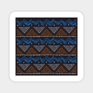 Geometric ornamental pattern,ethnic tribal print Magnet