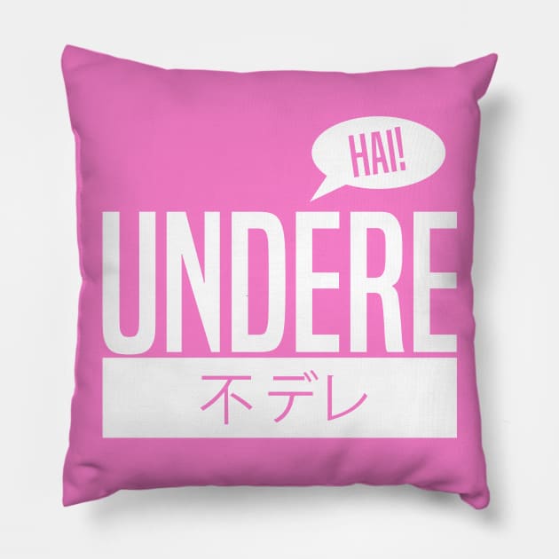 Undere Pillow by cafephantom