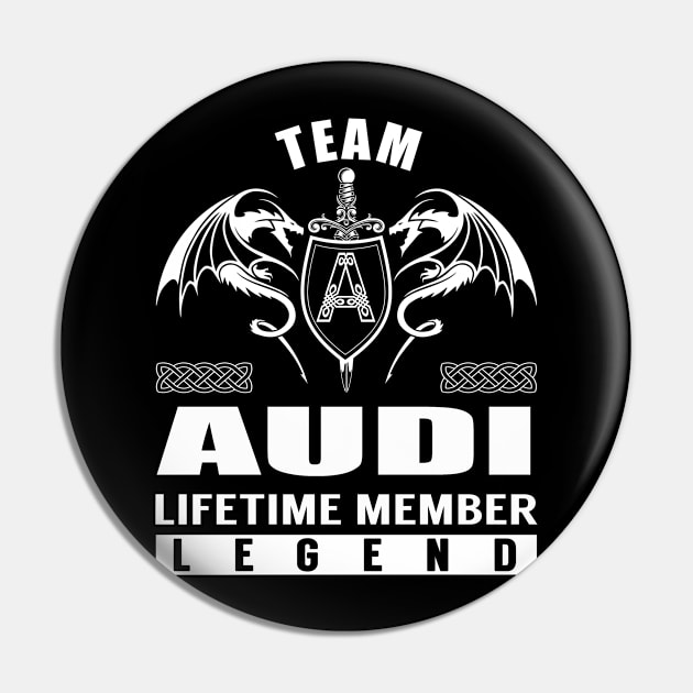 Team AUDI Lifetime Member Legend Pin by Lizeth