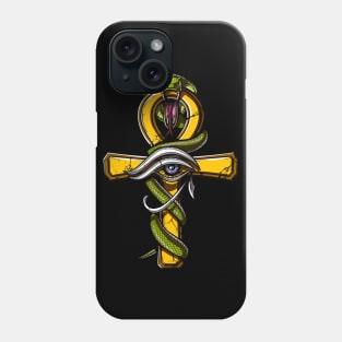 Egyptian Ankh Eye Of Horus Phone Case