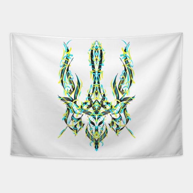 Coat of arms Ukraine Tapestry by ngmx