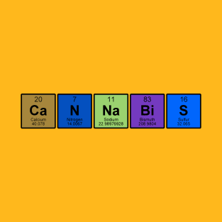 Chemical Elements - Fun Science - CANNABIS 1 T-Shirt