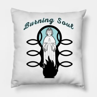 Spirit that burns or restless soul that needs attention! Pillow