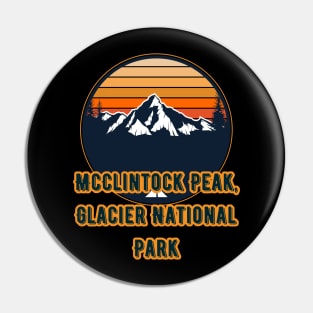 McClintock Peak, Glacier National Park Pin