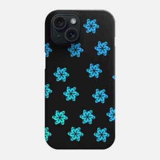 Blue Flowers pattern Phone Case