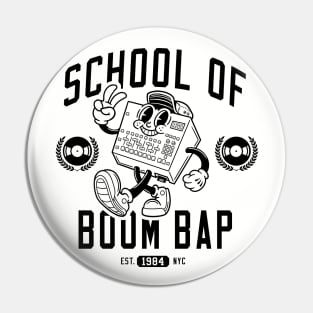 School of Boom Bap Pin