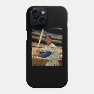 Ernie Banks in Chicago Cubs Phone Case